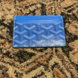 Blue Goyard wallet
